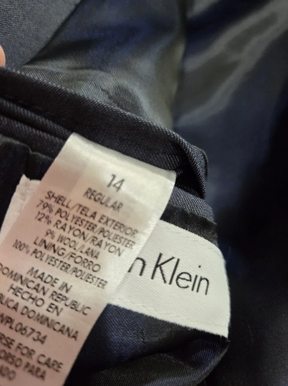 Calvin Klein classic navy